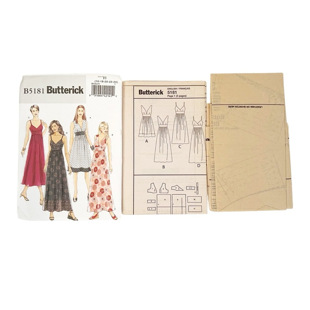 Butterick Sewing Pattern 5181 - Picture 3 of 3